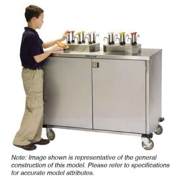 Lakeside Condiment Cart, 27 1/2" x 50 1/4" - 70270