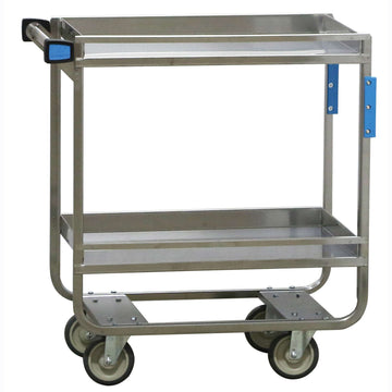 Lakeside Utility Cart, Silver - 32 5/8"