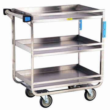Lakeside Utility Cart, Silver - 32 5/8"