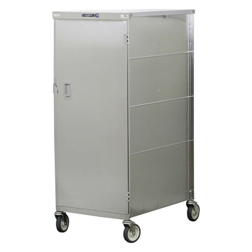 Lakeside 850 Stainless Steel Tray Cart, 16 Trays, Silver - Default Title