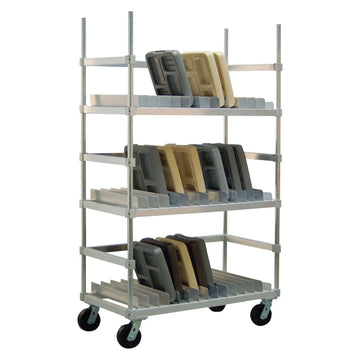 Lakeside Aluminum Drying Rack, 24" x 48", Silver - 84 Trays
