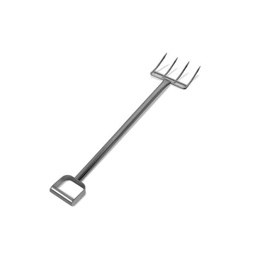 Sani-Lav Stainless Steel Fork, 44" Long, Silver - 2074R