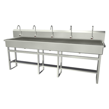 Sani-Lav Stainless Steel Sink, 20" x 100"