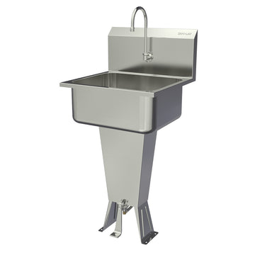 Sani-Lav Stainless Steel Sink, 20" x 21"