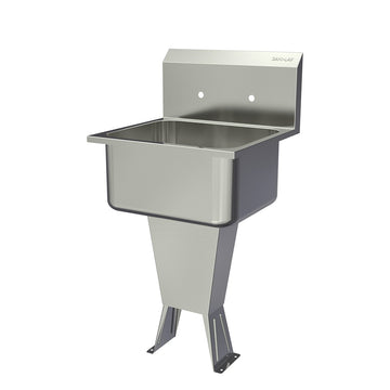 Sani-Lav Stainless Steel Hand Sink, 20" x 21" - 8" Centers