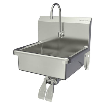 Sani-Lav 705 Stainless Steel Sink, 17 1/2" x 20" - Default Title