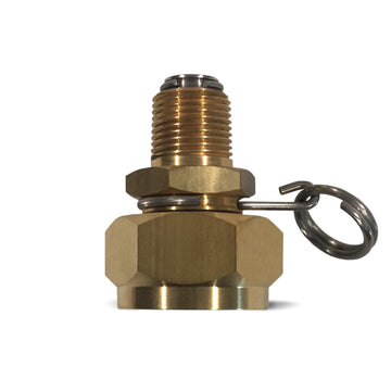 Sani-Lav Adapter - Brass