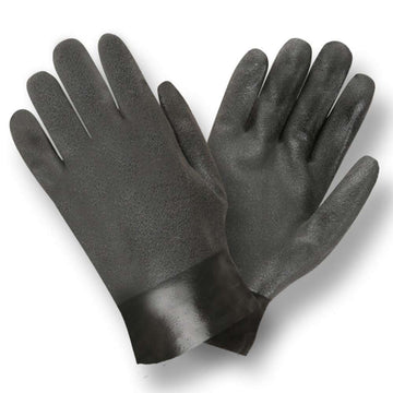Cordova Safety Products 5110SJ PVC Glove, L, Black, 12/Case - Default Title