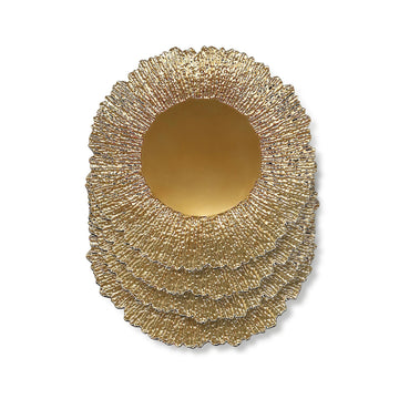 American Atelier 1270812-4 Plate Jay Companies, 13" Diameter, Gold, 12/Pack - Default Title