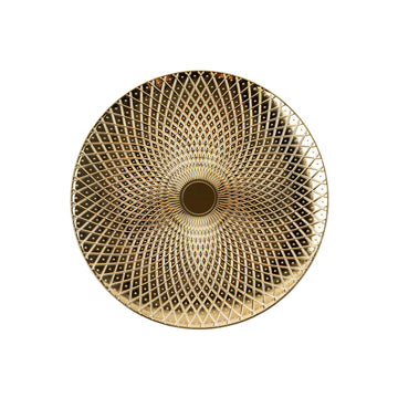 American Atelier 1270823-4 Plate Jay Companies, 13" Diameter, Gold - Default Title