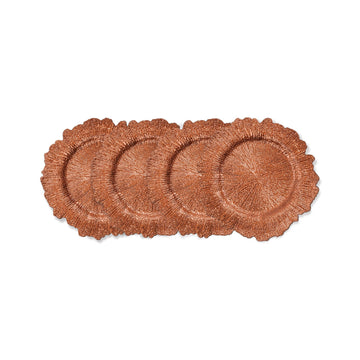 American Atelier 1270862-4 Plate Jay Companies, 13" Diameter, Copper, 12/Pack - Default Title