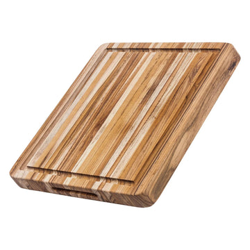 Teakhaus Butcher Block Teakwood Cutting Board, Brown - 16"