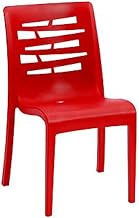 Grosfillex US218414 Essenza Stacking Chair, Red (Case of 16)