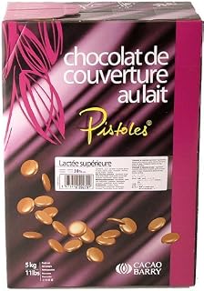 Cacao Barry Lactee Superieure Milk Pistoles 38% (11 lb)