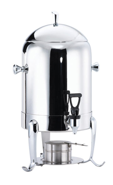 Octave Coffee Urn 11 quart by Browne Foodservice – round, Stainless Steel, Metal, Model 575173
