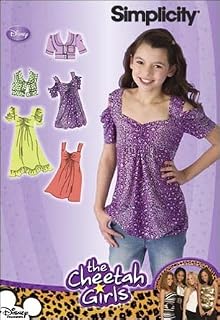 Simplicity 2944 - Girls' Jacket, Vest, and Dress Sewing Pattern- The Cheetah Girls - Sizes 8 - 16