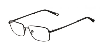 BENEDICT 600 001 MATTE BLACK 53/17/140 MALE Eyewear Frame by Flexon – Lens-53 Bridge-17 Temple-140, Matte Black, Model FLEXON BENEDICT 600
