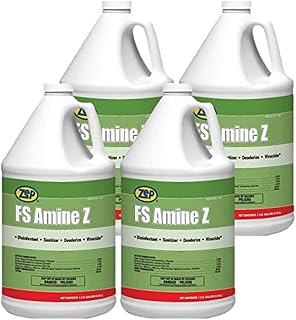 Zep FS Amine Z Quat-based Disinfectant, sanitizer and Virucide 1 Gallon (Case of 4)