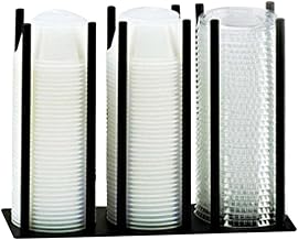 Cal-Mil 1516-2-13 Remekin and Lid Organizer, 8.125" W x 3" D x 6" H, Black