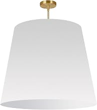 Dainolite 1LT Oversized Drum Pendant X-Large, WH Shade White