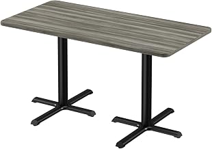 Correll Cafe and Breakroom Table in New England Driftwood BCT3042-52-09-52