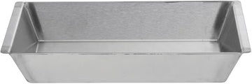 HUBERT Food Display Pan Stainless Steels with Rim Tapered - 12" L x 6" W x 2" H