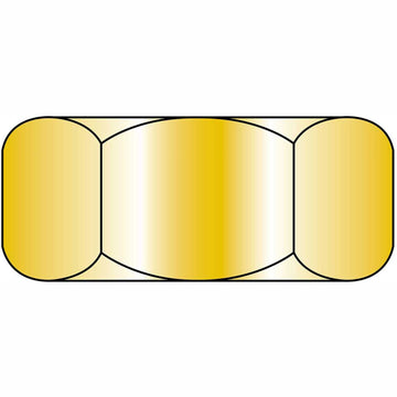 Finished Hex Nut by Brighton-Best – 3/8-16, Low Carbon Steel, Model 323120