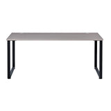 Open Plan Office Desk by Hirsh Industries Inc – Steel, Grey, Model 695598