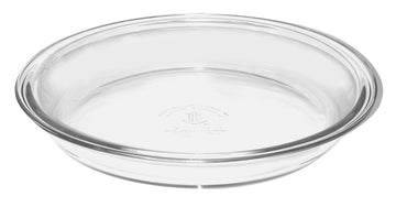 Fire-King Pie Plate by Anchor Hocking – 1 EA, 9.0 inches, Glass, Clear, Model 67528FK