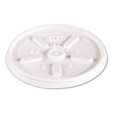 Dart 12JL Plastic Lids, for 12oz Hot/Cold Foam Cups, Vented, 1000/Carton