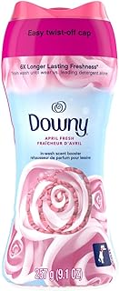 Downy April Fresh In-Wash Laundry Scent Booster Beads, 9.1 oz, laundry scent beads, Long-lasting Freshness