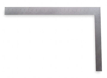 24 in. Flat Steel Carpenter's Square by STANLEY – One Size, Alloy Steel, Silver, Model 45-500