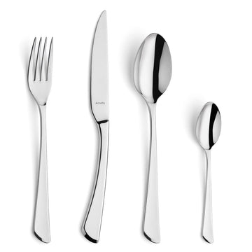 Juno 1029415 Best Set 24 Degrees by Amefa – 24 delig, Polycarbonate, Silver, Model 142000B310C40