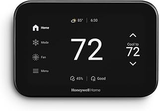 Honeywell Home X8S Premium Smart Wi-Fi Thermostat, Black