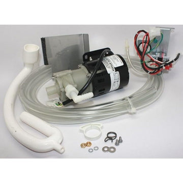 IOM- Ice Maker Drain Pump Kit for GEMU by Ice-O-Matic – Stainless Steel, Black, Model KPU090