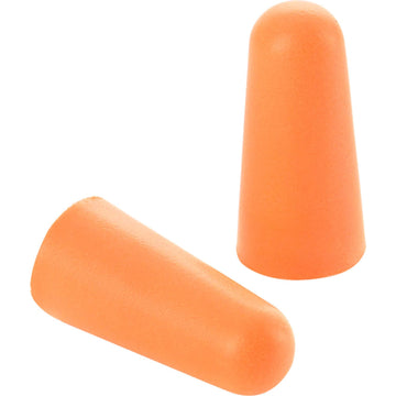 Bullet Earplugs by Global Industrial – Polyurethane, Orange, Model FEP-03