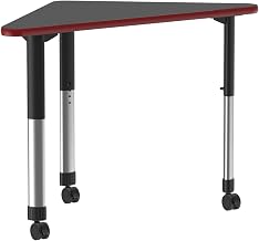 Correll Collaborative Desk with Black Granite Finish AD3041-WING-07-09-35-CK