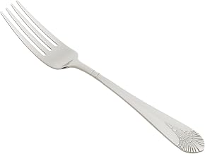 Winco 9" Peacock Stainless Steel Table Forks (Set of 12) | Dishwasher safe, Extra heavy, Restaurant service, Great for Entrees, Salads, Pasta and Table Service