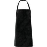 Locknane Leather-Look Bib Apron Black Vinyl - 30"L x 26"W by LOCKNANE MANUFACTURING INC – Medium, Plastic, Black, Model APRP60BLBIB