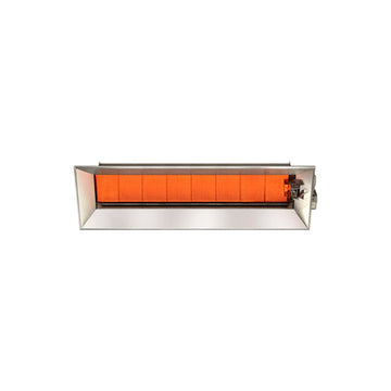 SunStar Propane Heater Infrared Ceramic by GUM – 16.75"L x 52"W x 9.75"H, Aluminized Steel / Aluminum Reflectors, Multicolor, Model SGM10-L1