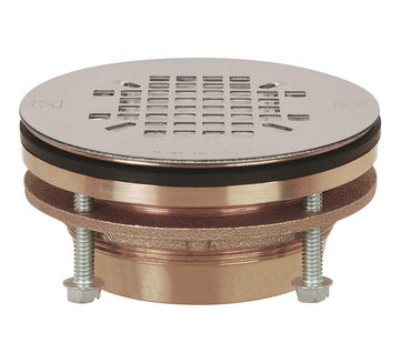 Manufacturing Jackrabbit Shower Drain by Sioux Chief – Brass Body And Stainless Steel Strainer, Gold, Model 827-2J