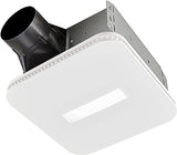 Broan-NuTone Bathroom Exhaust Fan – Retrofit Design Replaces Existing Fan Without Attic Access, Quiet 1.0 Sones, 110 CFM, Powerful Ventilation with 4 Selectable CCT Light Settings for a Modern Look