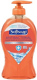 Softsoap Liquid Hand Soap Pump, Antibacterial Crisp Clean, 11.25 Ounce Each (Value Pack of 12)