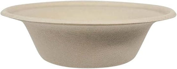 World Centric 100% Compostable Unbleached Plant Fiber Bowl, 11.5 oz. (Pack of 1000), Brown