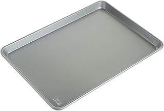 Chicago Metallic Jelly Roll Pan Set of 2-1 Inch | Aluminized Steel Baking Sheets 16.75 x 12 x 1 Inch, Wire-Rod Reinforced Rims, Even Heat Distribution