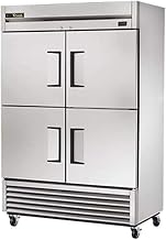 True T-Series 4-Half Door 6-Shelf Reach-In -10°F Freezer