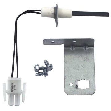 Genuine OEM Burner Igniter for Furnaces by Trane – Standard, Silicon-nitride ignition rod with metal bracket housing, White, Model IGN00145