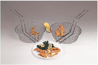 American Metalcraft CBC10 Culinary Basket, Coarse Mesh, Tinned Steel, 10" Dia., 3" H