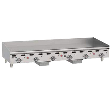 Hart Heavy Duty 72" Gas Griddle by VULCAN – Stainless Steel, Stainless Steel,Silver, Model MSA72