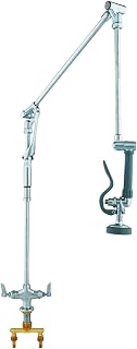 T&S Brass B-0114-02 Pre-Rinse Roto-Flex Design Single Hole Base with 4-Inch Spreader and 36-Inch Overall Height